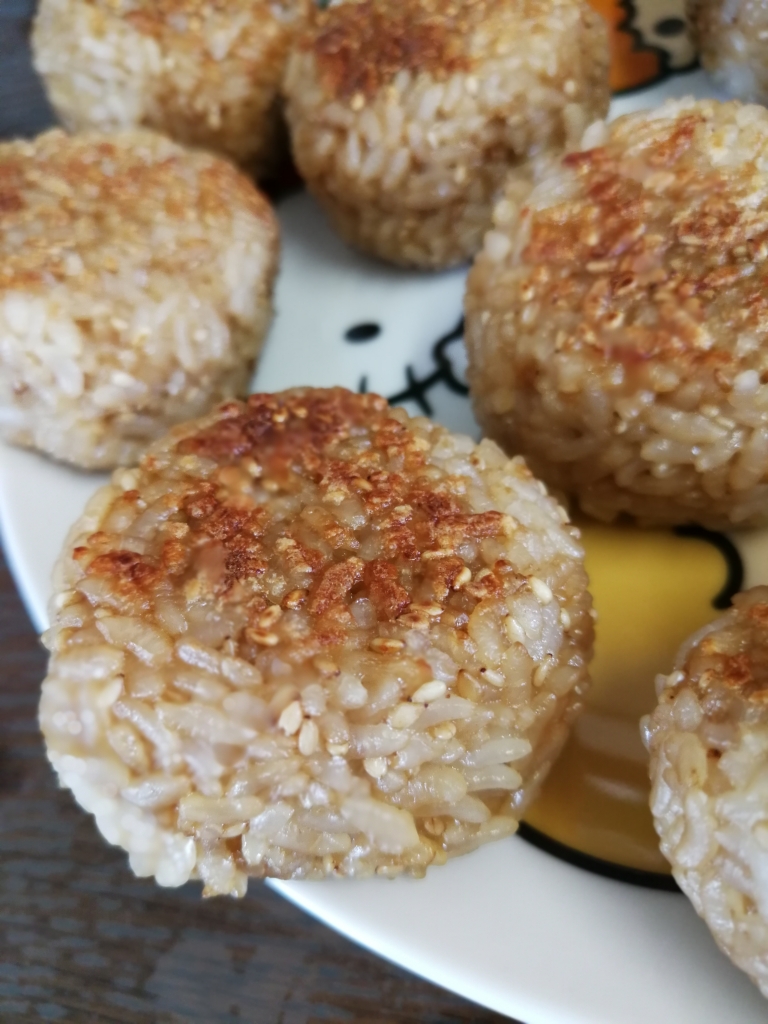 先生の焼きおにぎり。