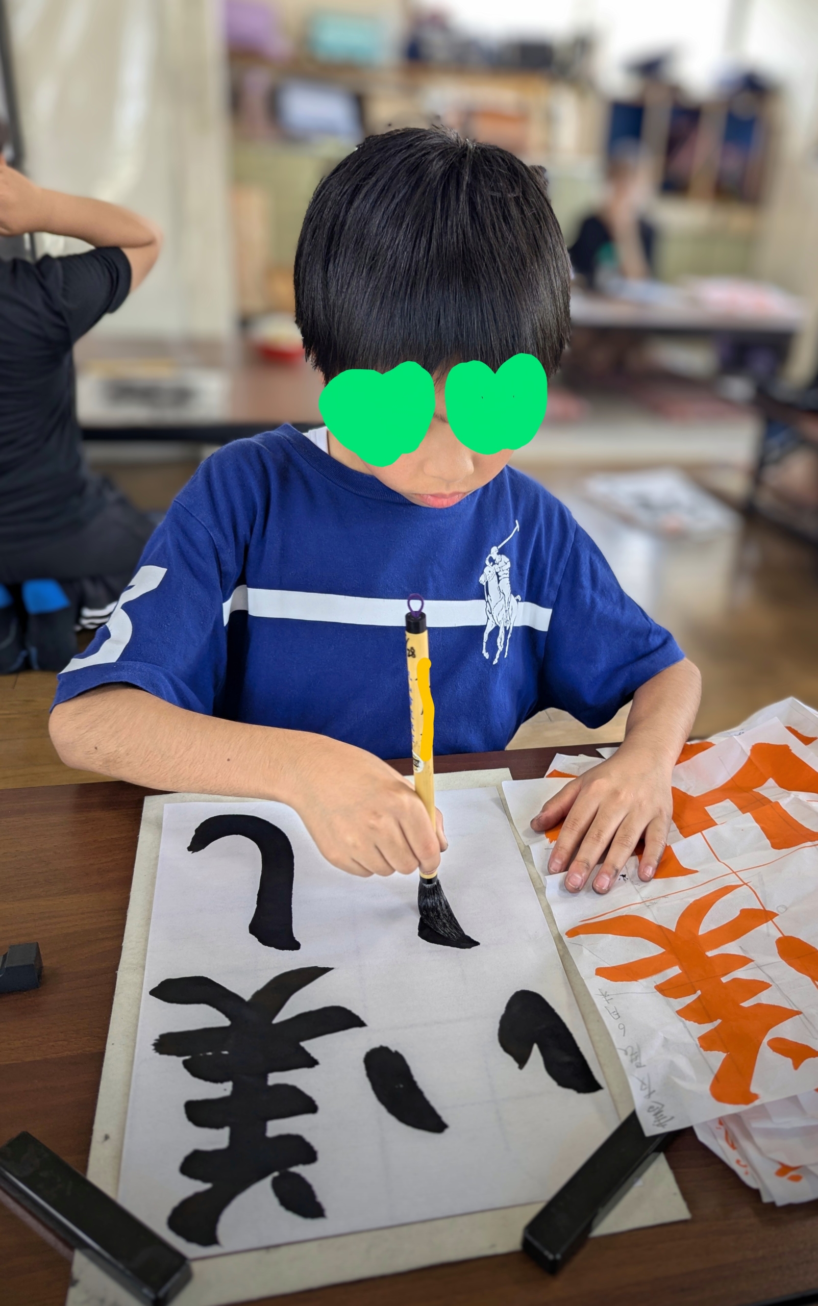 速く書く、ゆっくり書く、どちらも使い分けて。
