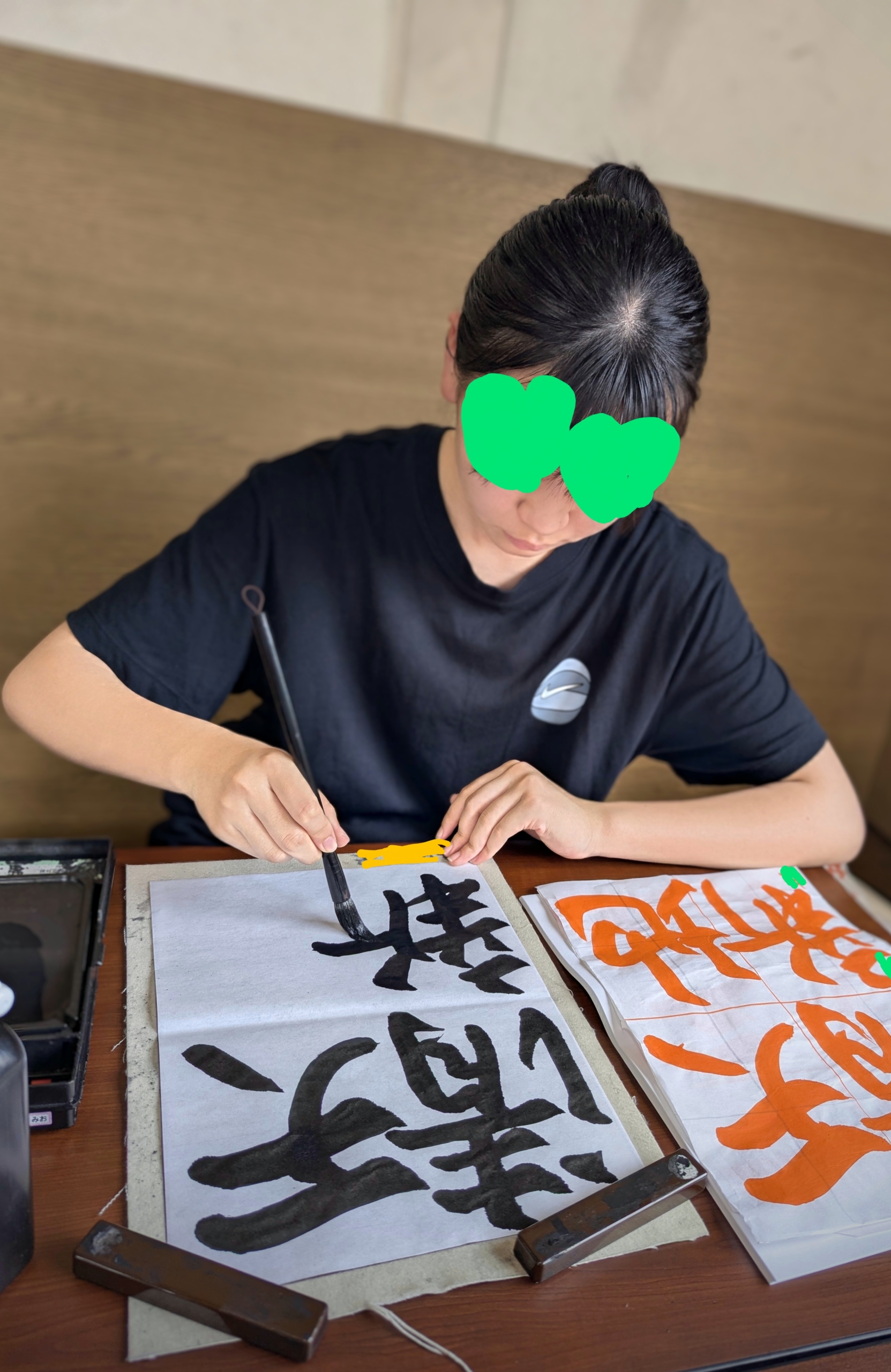 条幅手本が完成しました。