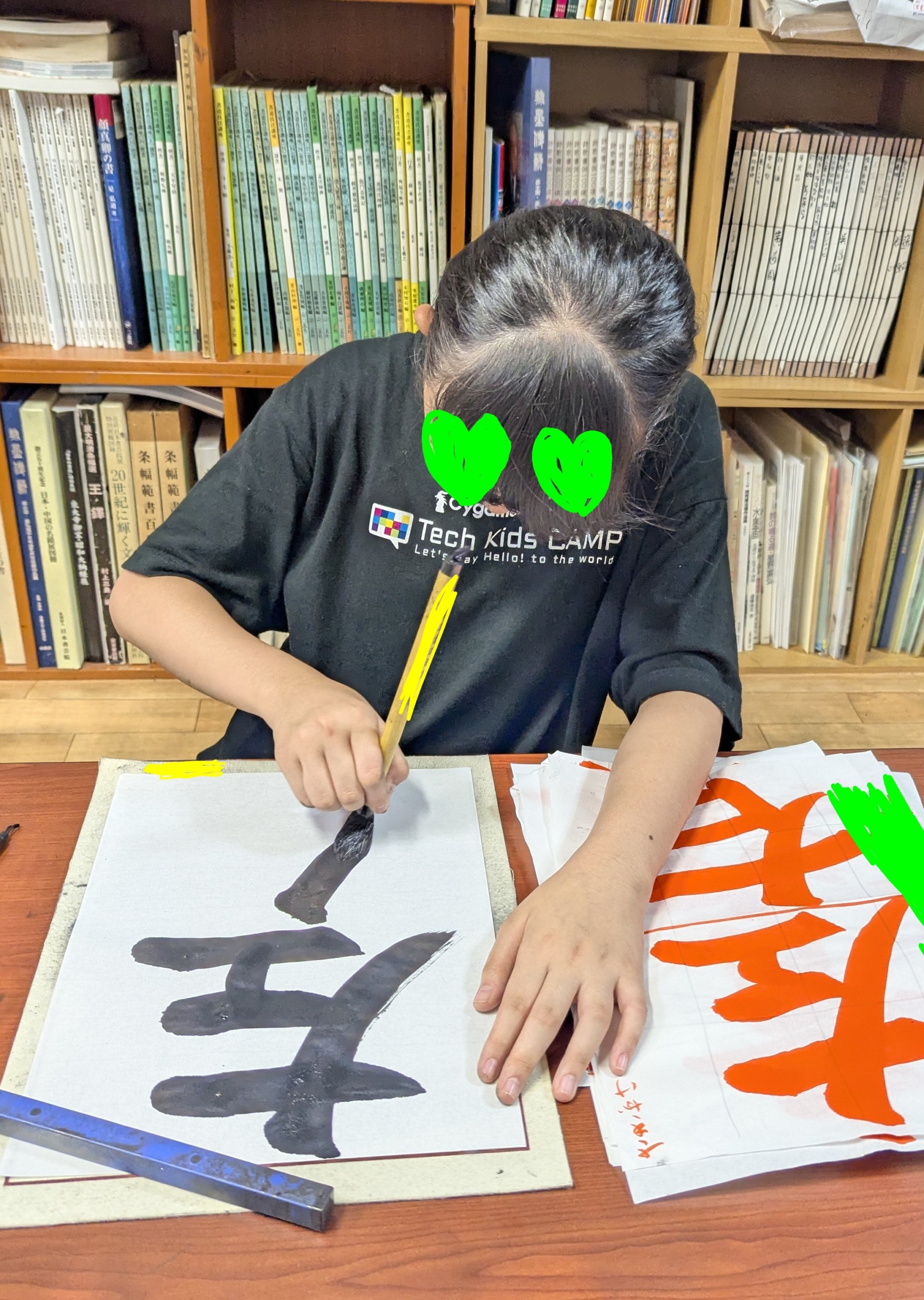 そろそろさきがけ展も清書です。