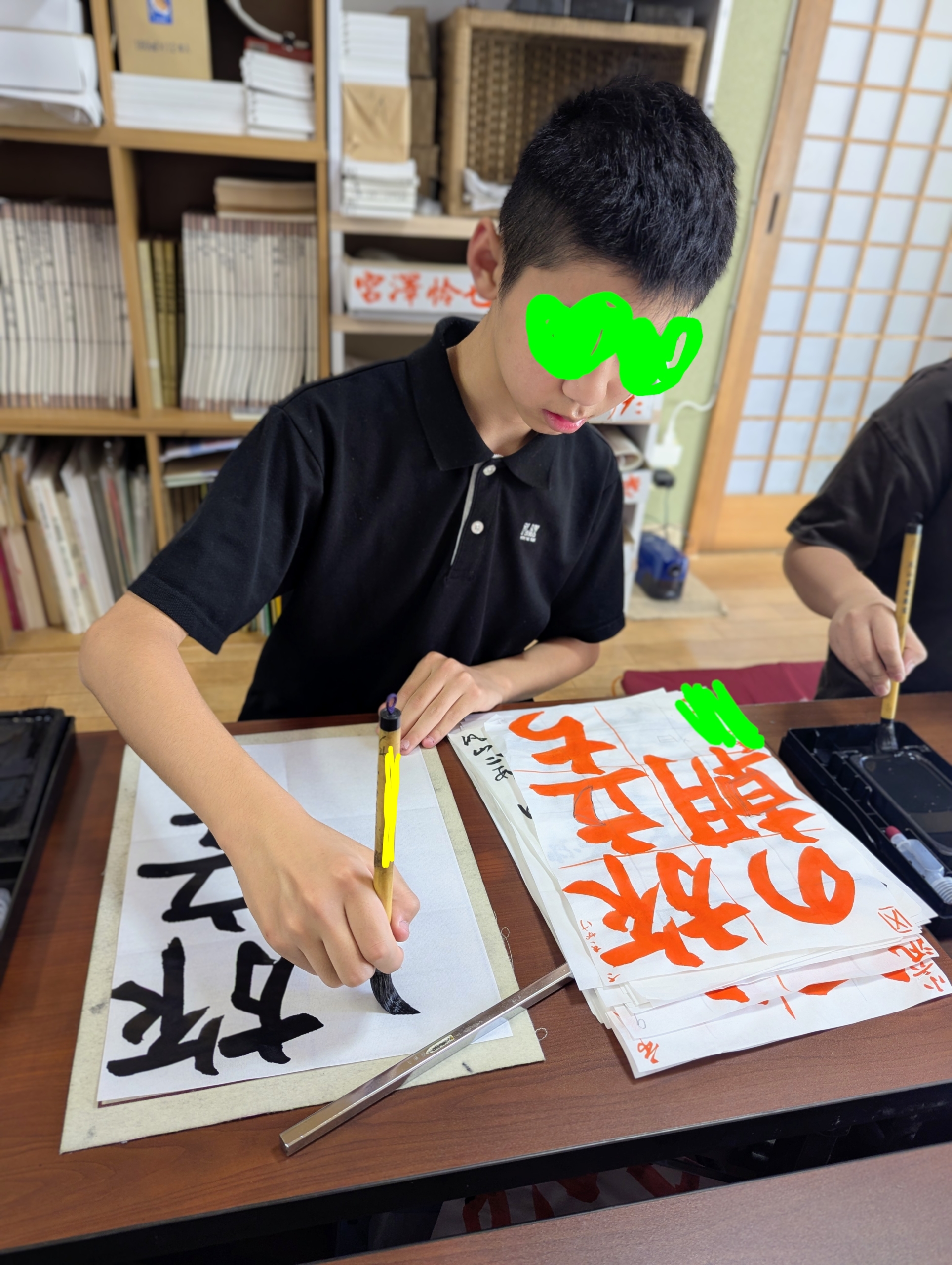 さきがけ展の清書が終わりました!