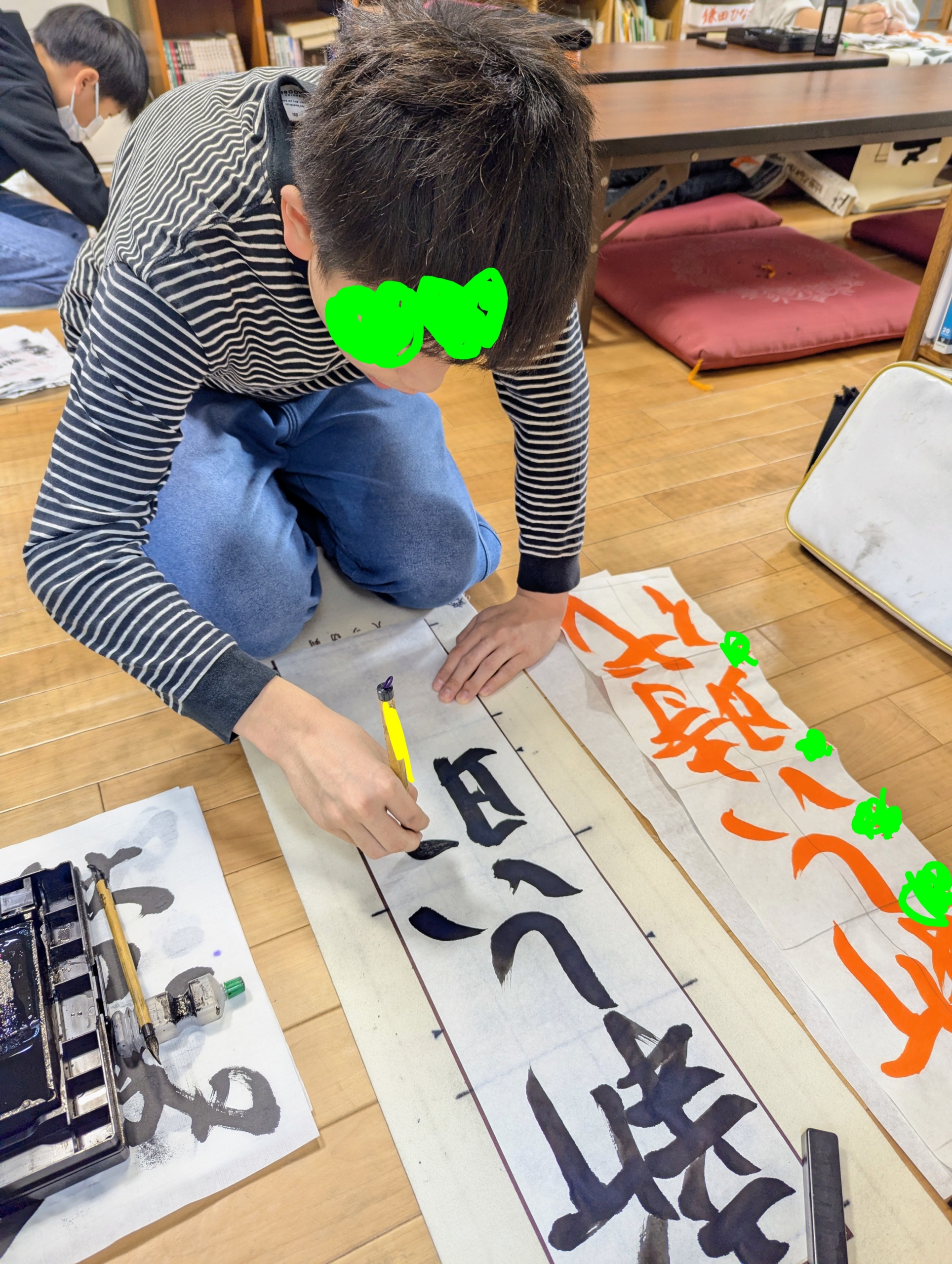 今日は秋田県新春書初め席書大会!!!