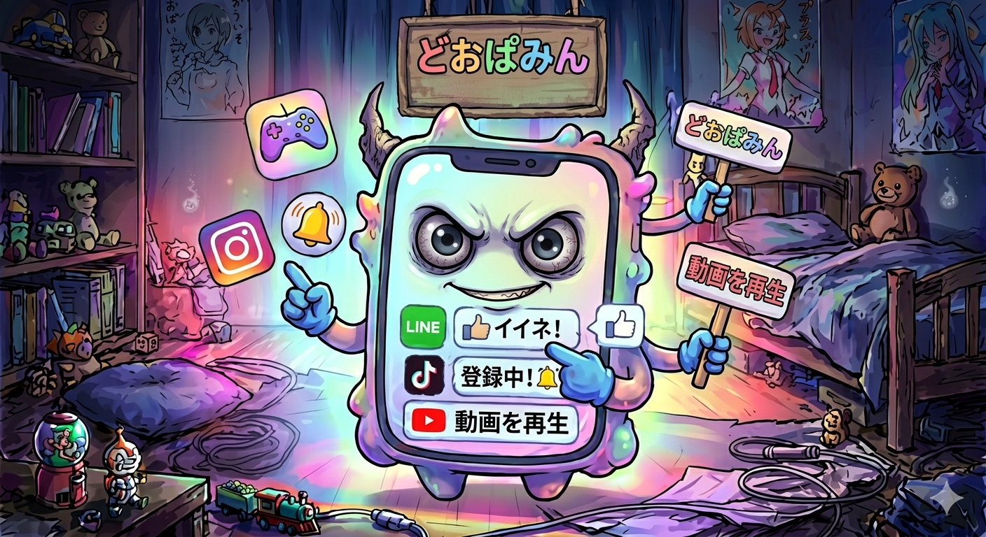 妖怪どおぱみん。